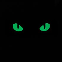 M-Tac Cat Eyes Type 2 Laser Cut Patch GID - Ranger Green