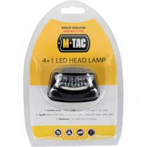 M-Tac Headlamp 4+1 LED - Black