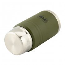 M-Tac Stainless 750ml Thermos & Folding Spoon - Olive