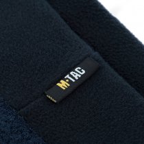 M-Tac Tactical Fleece Watch Cap Beanie & Patch Panel - Dark Navy Blue - L