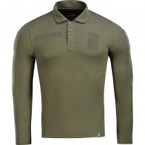 M-Tac Tactical Polo Shirt Long Sleeve 65/35 - Army Olive - 3XL
