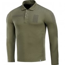 M-Tac Tactical Polo Shirt Long Sleeve 65/35 - Army Olive - M