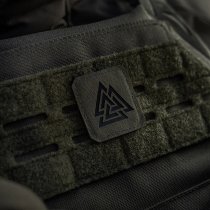 M-Tac Valknut Laser Cut Square Patch - Ranger Green / Black