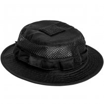 Pitchfork Ventilated Boonie Hat - Black - S/M