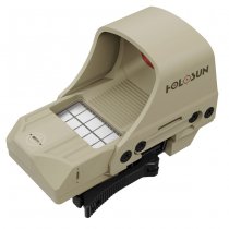 Holosun HS510C Solar Red Circle Dot Sight - Dark Earth